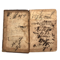 J.K Palmer's 1832 Arithmetic Book with Hand Done Fraktur Lettering