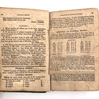 J.K Palmer's 1832 Arithmetic Book with Hand Done Fraktur Lettering