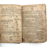 J.K Palmer's 1832 Arithmetic Book with Hand Done Fraktur Lettering
