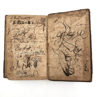 J.K Palmer's 1832 Arithmetic Book with Hand Done Fraktur Lettering