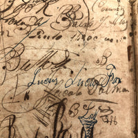 J.K Palmer's 1832 Arithmetic Book with Hand Done Fraktur Lettering