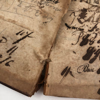 J.K Palmer's 1832 Arithmetic Book with Hand Done Fraktur Lettering