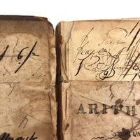 J.K Palmer's 1832 Arithmetic Book with Hand Done Fraktur Lettering