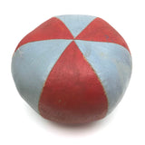 Beautiful Antique Pieced Oil Cloth Toy Ball