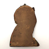 Black Americana Painted Wooden Folk Art Woman Keyholder