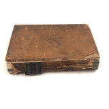 1863 Blanchard's Arithmetic Book with Hex Carved in Leather Cover