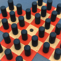 Lubbers & Bell 1929 Puzzle Peg Game with Problem Guide