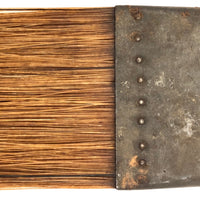 Gorgeous Antique Flat Paintbrush with Long Horsehair Bristles