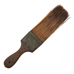 Gorgeous Antique Flat Paintbrush with Long Horsehair Bristles