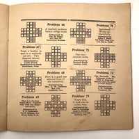 Lubbers & Bell 1929 Puzzle Peg Game with Problem Guide