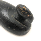 Stark Black Working Decoy with Marvelously Hooked Old Beak Repair