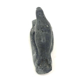 Inuit Carved Stone Seal on Rock
