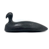 Stark Black Working Decoy with Marvelously Hooked Old Beak Repair