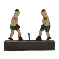 Fabulous Handmade Toy Wooden Boxers in Green Shorts