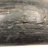 Stark Black Working Decoy with Marvelously Hooked Old Beak Repair