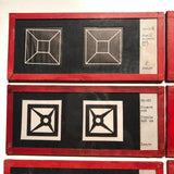 1942 Carl Lange Stereoscopic Opthomological "Coordinator" Slides - Set 5