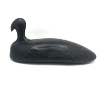 Stark Black Working Decoy with Marvelously Hooked Old Beak Repair