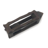 Pretty, Old Ball in Cage Carved Whimsy with Scalloped Edges