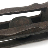 Pretty, Old Ball in Cage Carved Whimsy with Scalloped Edges