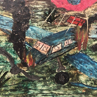 Wonderfully Naive Ex Voto Retablo #2: Plane Crash!