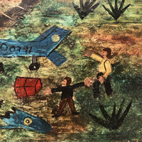 Wonderfully Naive Ex Voto Retablo #2: Plane Crash!