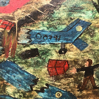 Wonderfully Naive Ex Voto Retablo #2: Plane Crash!