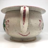 Antique English Sunderland "To the Wife" Lustre Decorated Chamber Pot