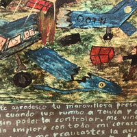 Wonderfully Naive Ex Voto Retablo #2: Plane Crash!