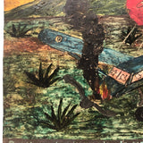 Wonderfully Naive Ex Voto Retablo #2: Plane Crash!
