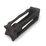 Pretty, Old Ball in Cage Carved Whimsy with Scalloped Edges