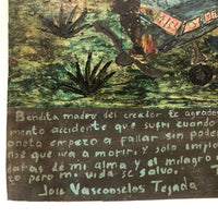Wonderfully Naive Ex Voto Retablo #2: Plane Crash!