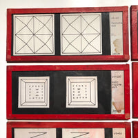 1942 Carl Lange Stereoscopic Opthomological "Coordinator" Slides - Set 3