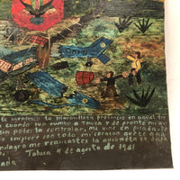 Wonderfully Naive Ex Voto Retablo #2: Plane Crash!
