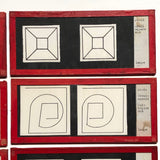1942 Carl Lange Stereoscopic Opthomological "Coordinator" Slides - Set 3