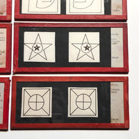 1942 Carl Lange Stereoscopic Opthomological "Coordinator" Slides - Set 3
