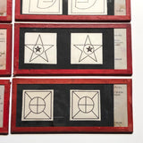 1942 Carl Lange Stereoscopic Opthomological "Coordinator" Slides - Set 3