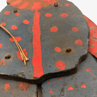 Large Jointed Wooden Jumping Jack Clown with Great Old Paint