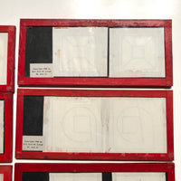 1942 Carl Lange Stereoscopic Opthomological "Coordinator" Slides - Set 3