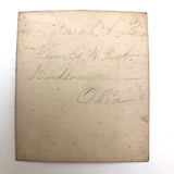 Mid 1800s Pencil Drawing "Daughter of Tecumseh" by Edward R. Peck, Hudson, Ohio