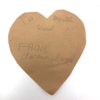 Antique Handmade Valentine: To My Love, Less Swap Hearts