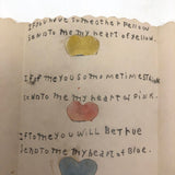 Antique Handmade Valentine: To Frank from Emily (Look Inside!)
