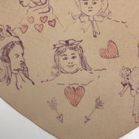 Antique Handmade Valentine: Saint Valentine