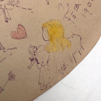 Antique Handmade Valentine: Saint Valentine
