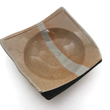 Shallow  Angular Studio Pottery Bowl by Don Williams