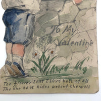 Antique Handmade Mechanical Valentine: The One Who Hides