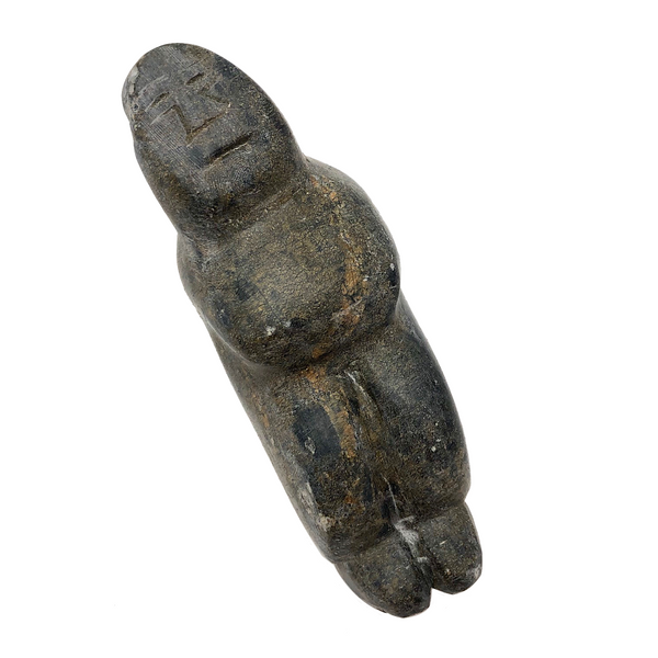 Inuit Carved Stone Reclining Figure