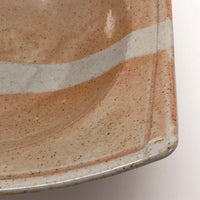 Shallow  Angular Studio Pottery Bowl by Don Williams