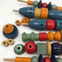 Artwood Toy Co "Woodenettes" Bauhaus Inspired Construction Set
