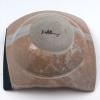 Shallow  Angular Studio Pottery Bowl by Don Williams