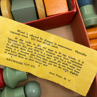 Artwood Toy Co "Woodenettes" Bauhaus Inspired Construction Set
